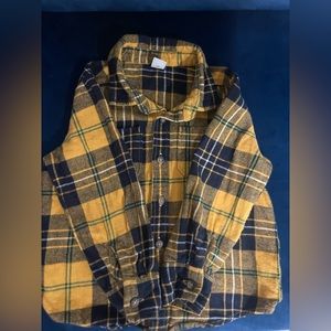 Old Navy Blue/Yellow Plaid button down shirt.